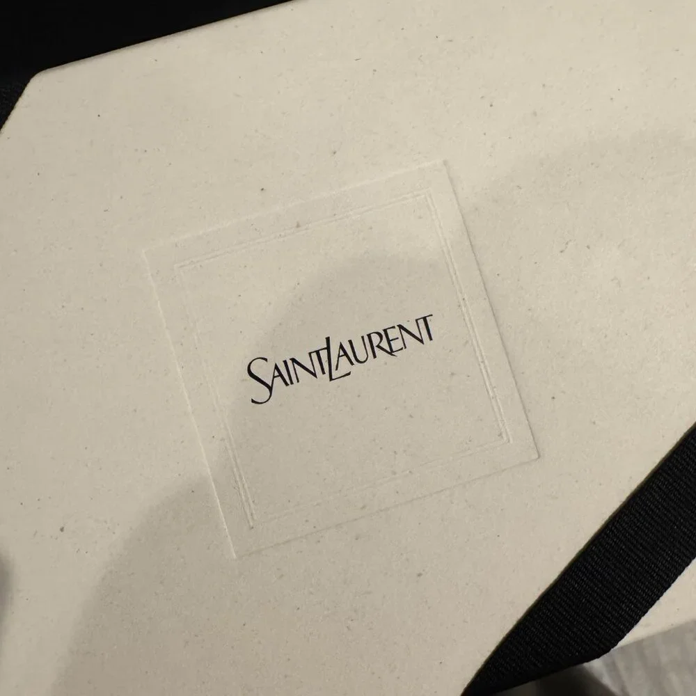Saint Laurent Cassandre Envelope Chain Wallet in Lambskin – Brand New - Picture 3 of 4